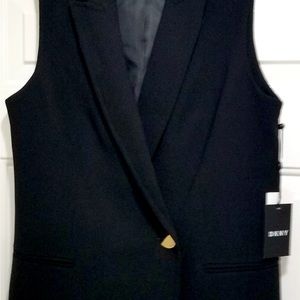 DKNY Black Vest